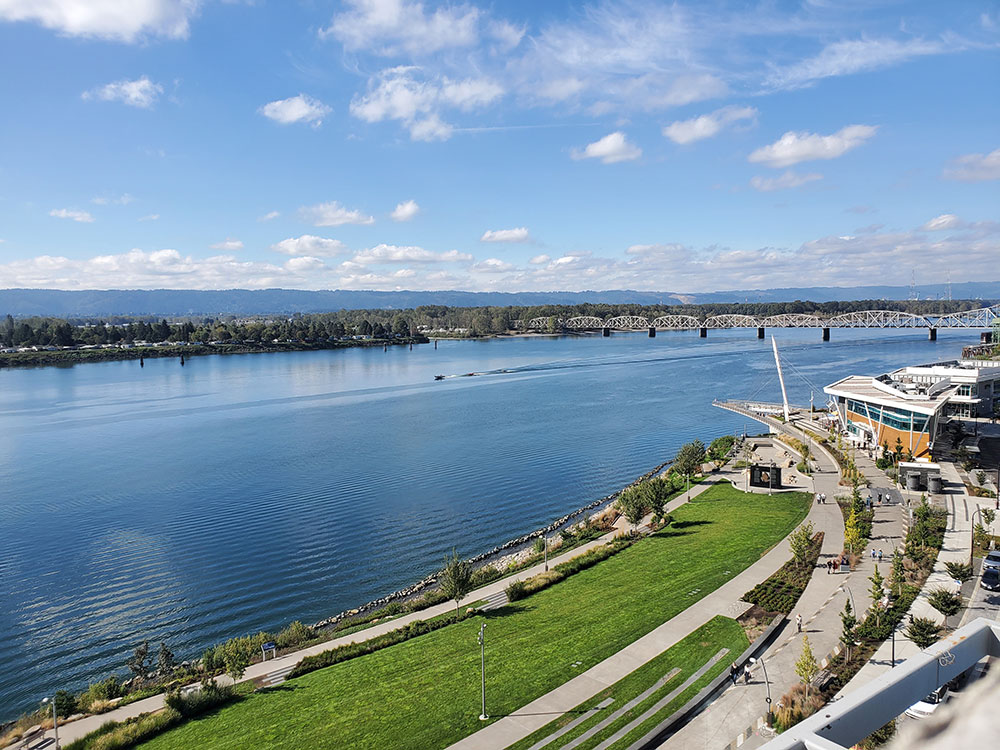 view of the Columbia River